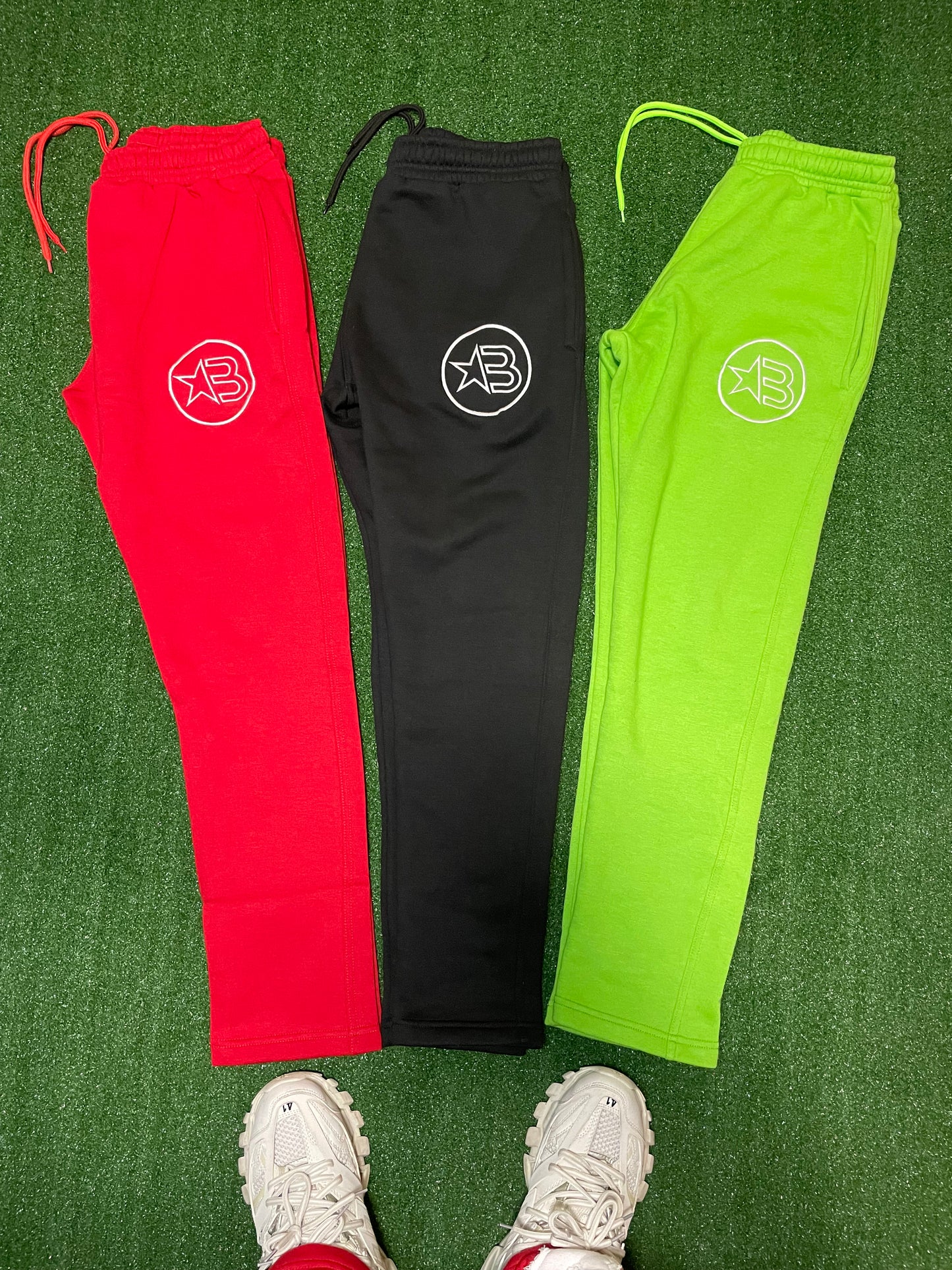 BY PATCHWORK SWEATPANTS