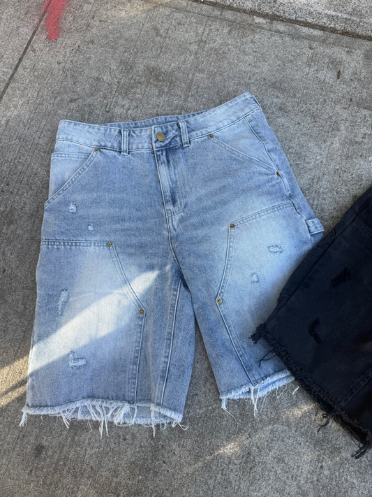 Blue Denim Jean Shorts