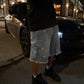 Blue Denim Jean Shorts